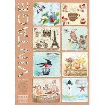 Записная книга B6, 36 листов, Обложка KRAFT-картон